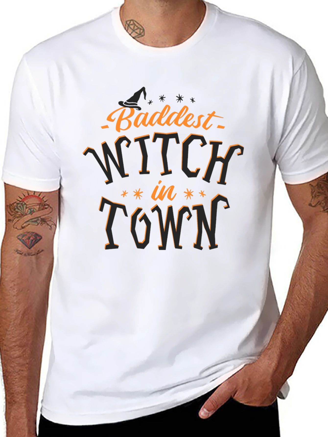 Baddest Witch in Town Black T-Shirt