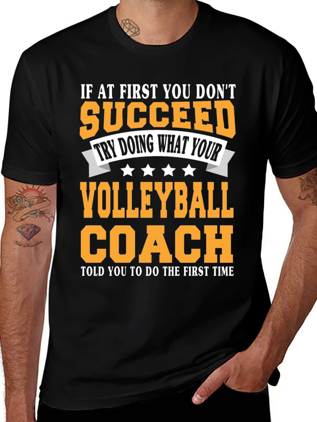 Volleyball Coach T-Shirt - Funny Sarcastic Tee