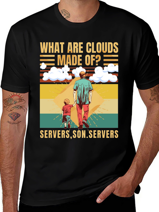 Cloud Made of Servers Funny T-Shirt