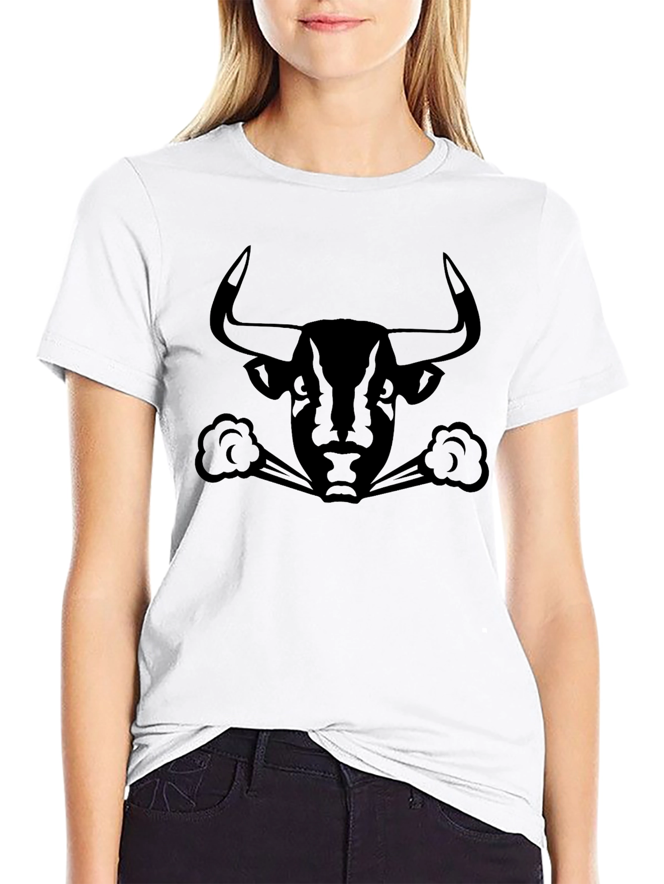 Black Bull Graphic Tee - Bold & Stylish