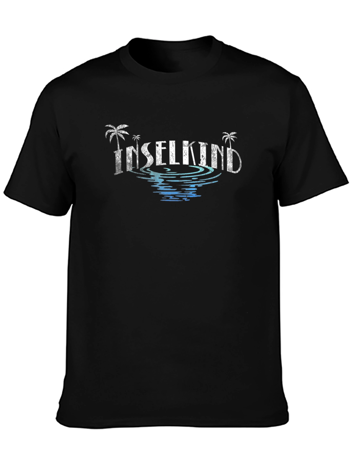 Inselkind Graphic Print Black T-Shirt