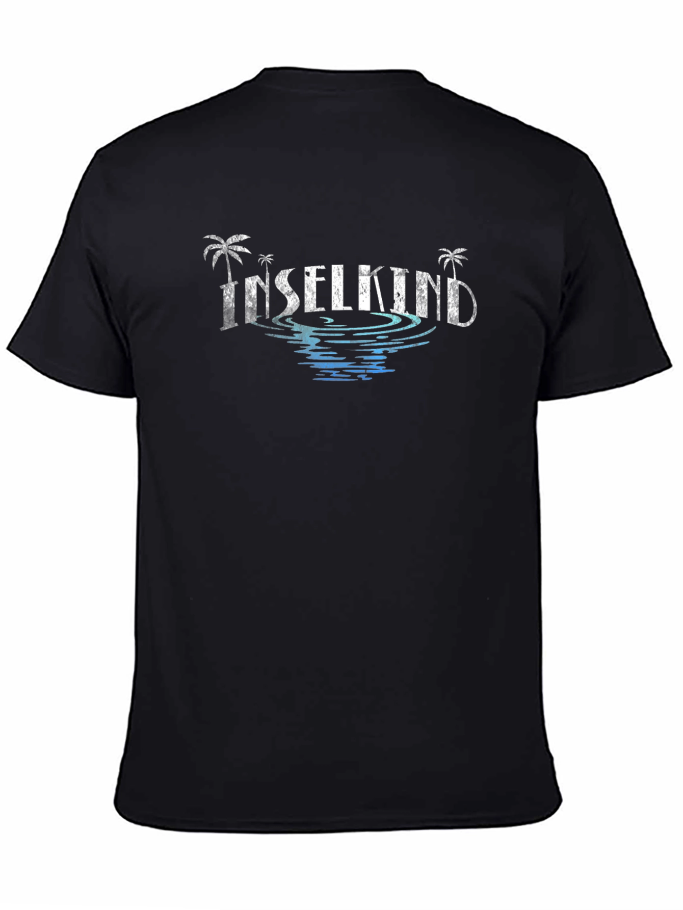 Inselkind Graphic Print Black T-Shirt