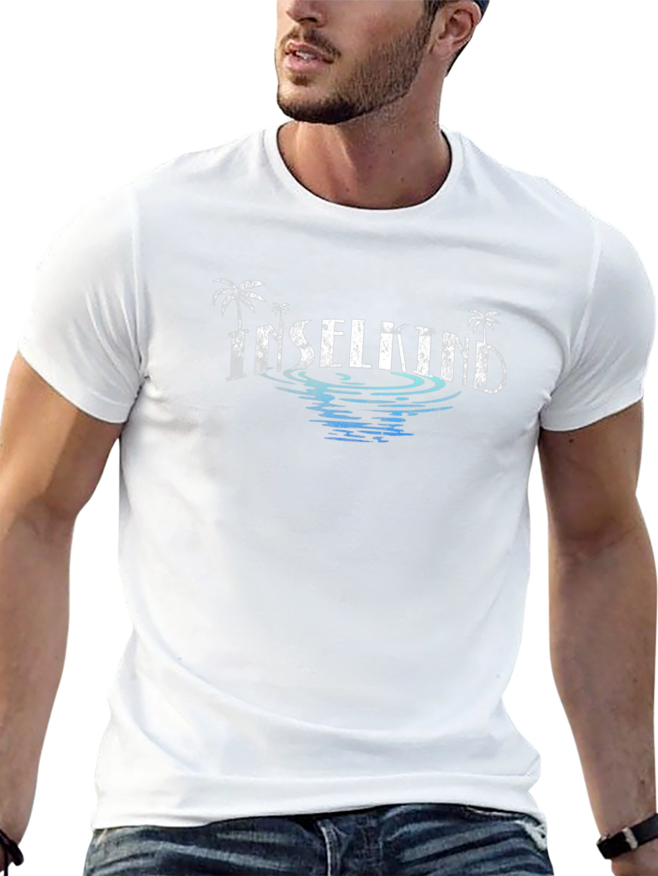Inselkind Graphic Print Black T-Shirt