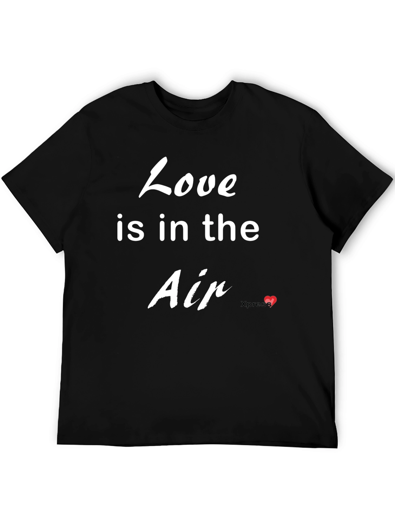 Love is in the Air Black Graphic Tee