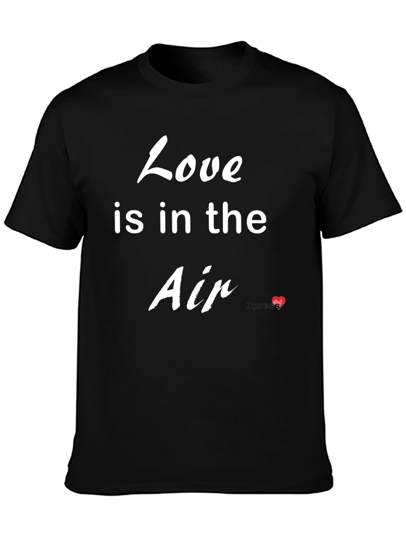 Love is in the Air Black Graphic Tee