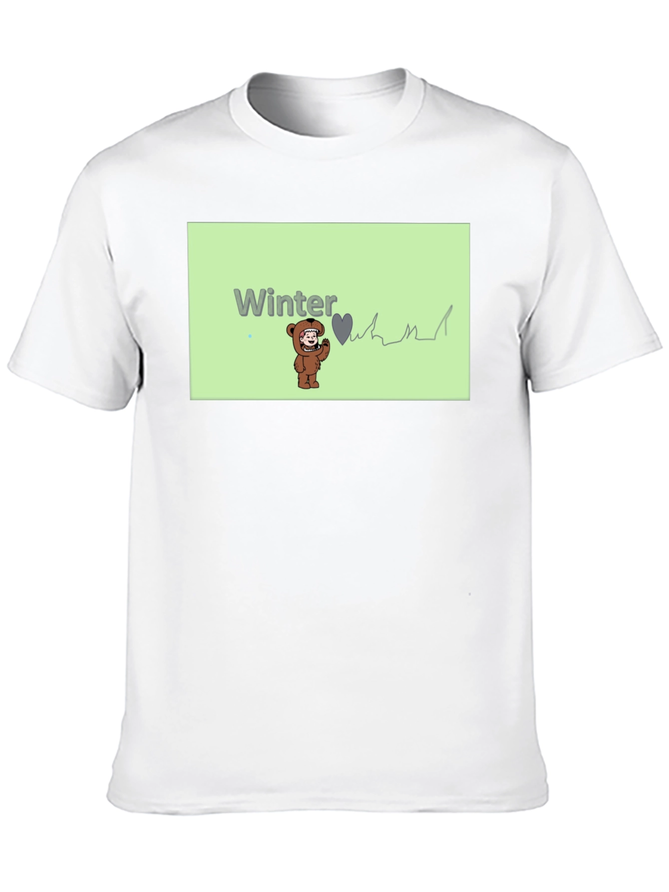 Winter Love Bear Graphic Tee