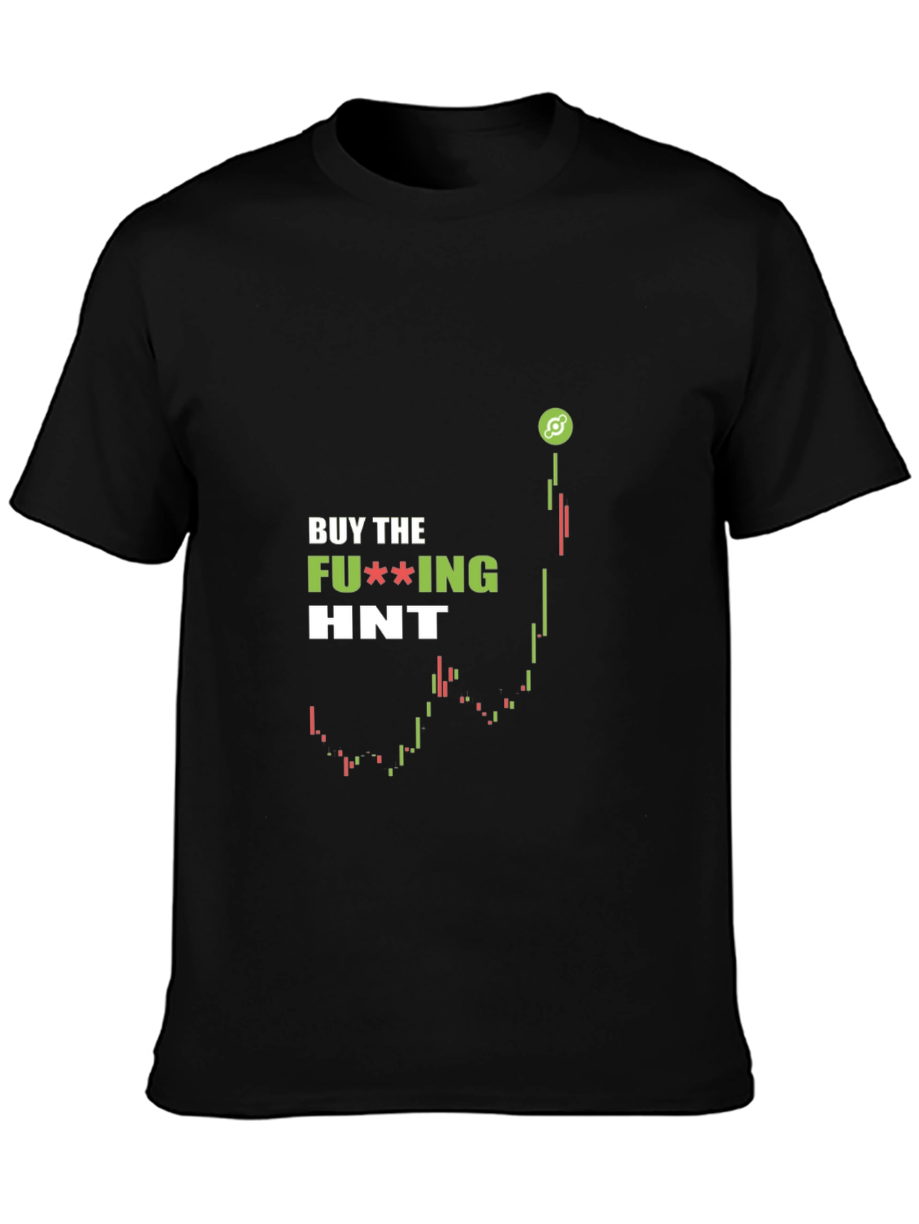 Buy the HNT Cryptocurrency Chart T-Shirt