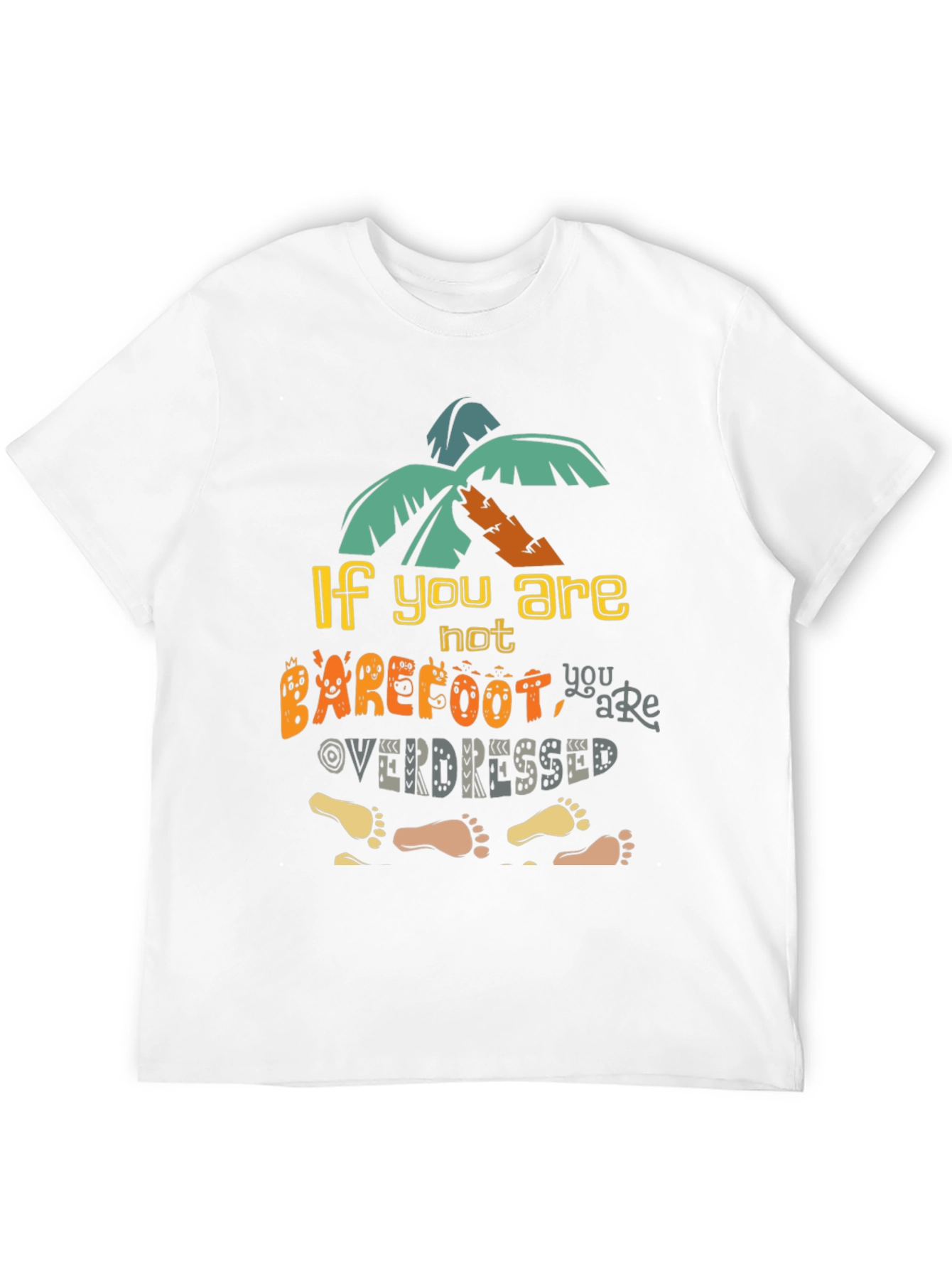 Barefoot Overdressed Graphic Tee - Island Vibes T-Shirt
