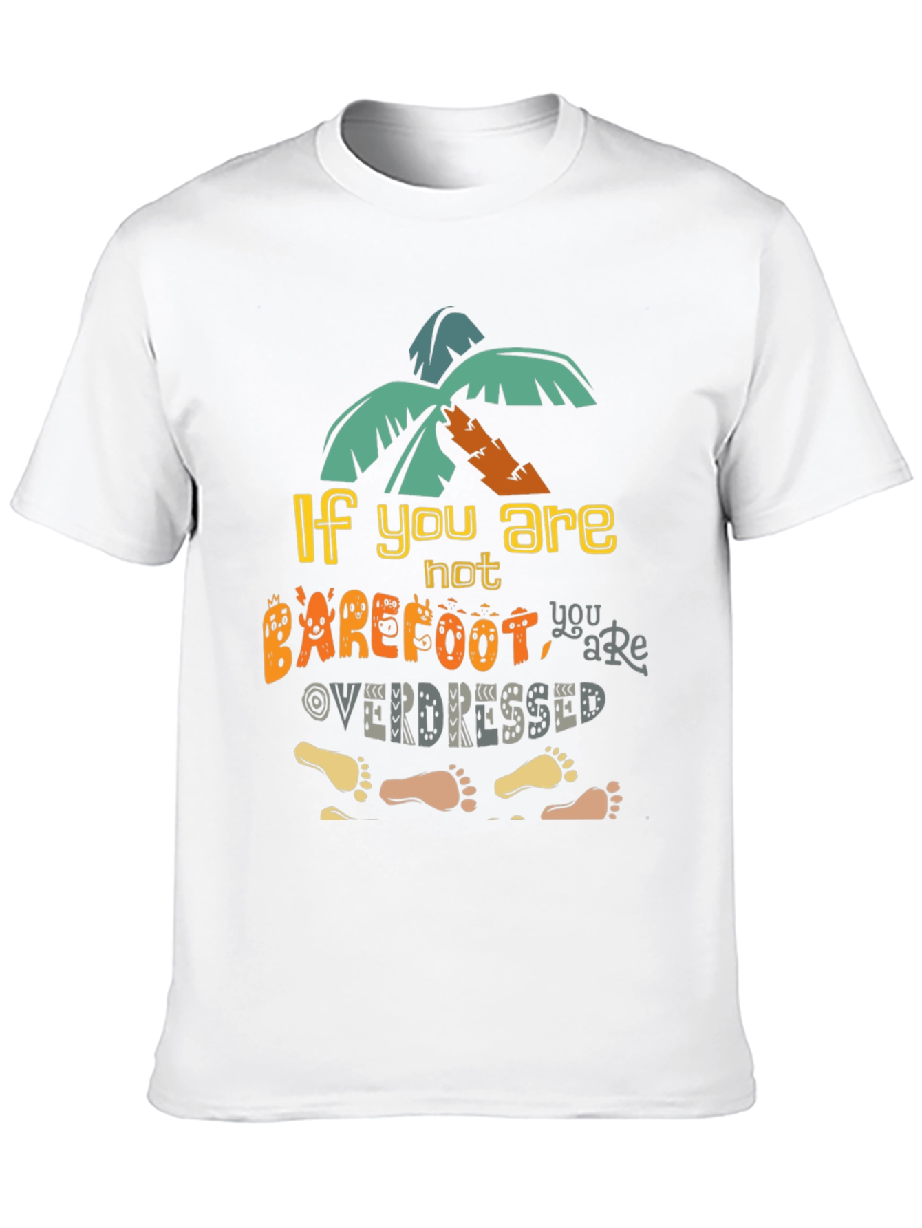 Barefoot Overdressed Graphic Tee - Island Vibes T-Shirt