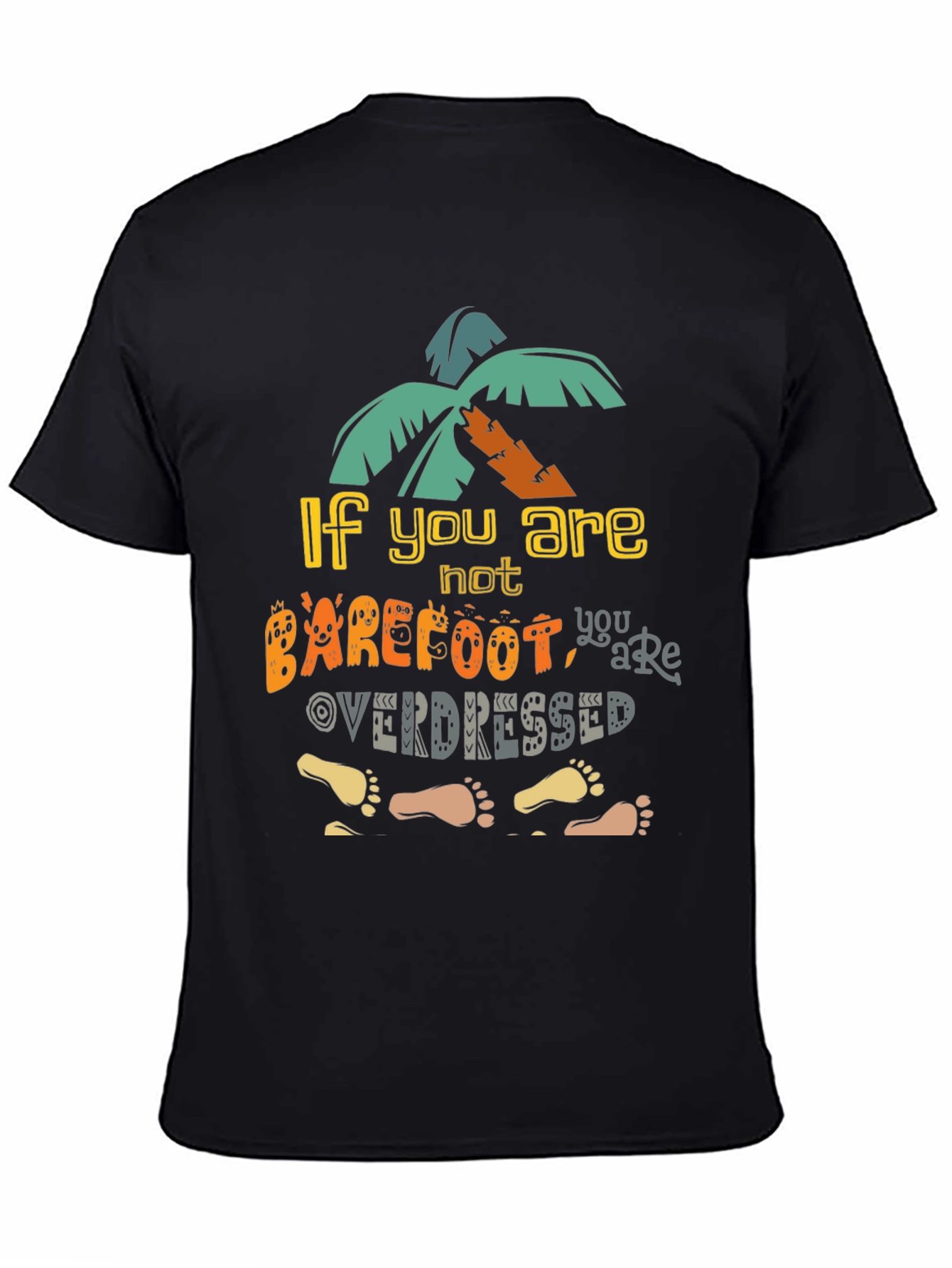 Barefoot Overdressed Graphic Tee - Island Vibes T-Shirt