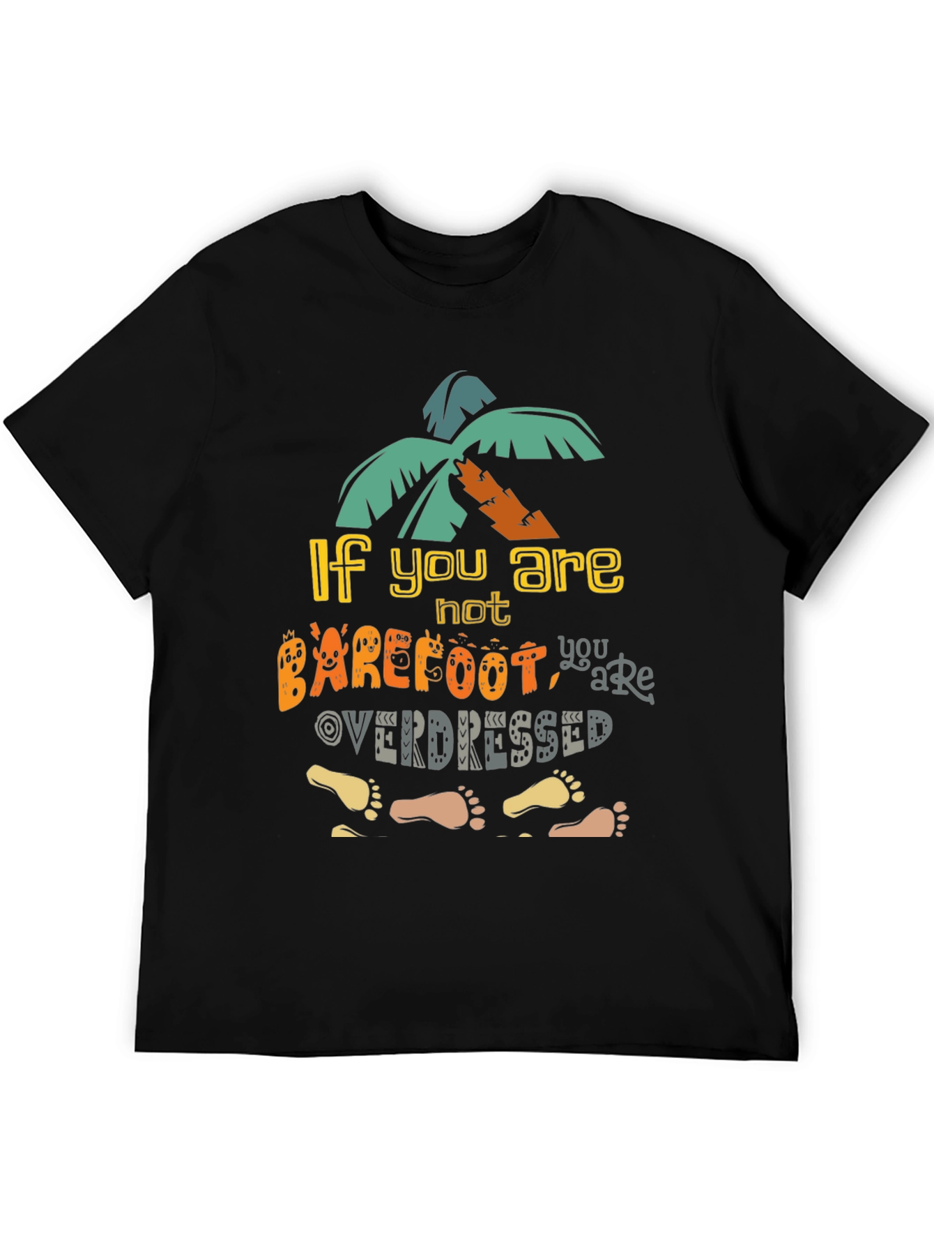 Barefoot Overdressed Graphic Tee - Island Vibes T-Shirt