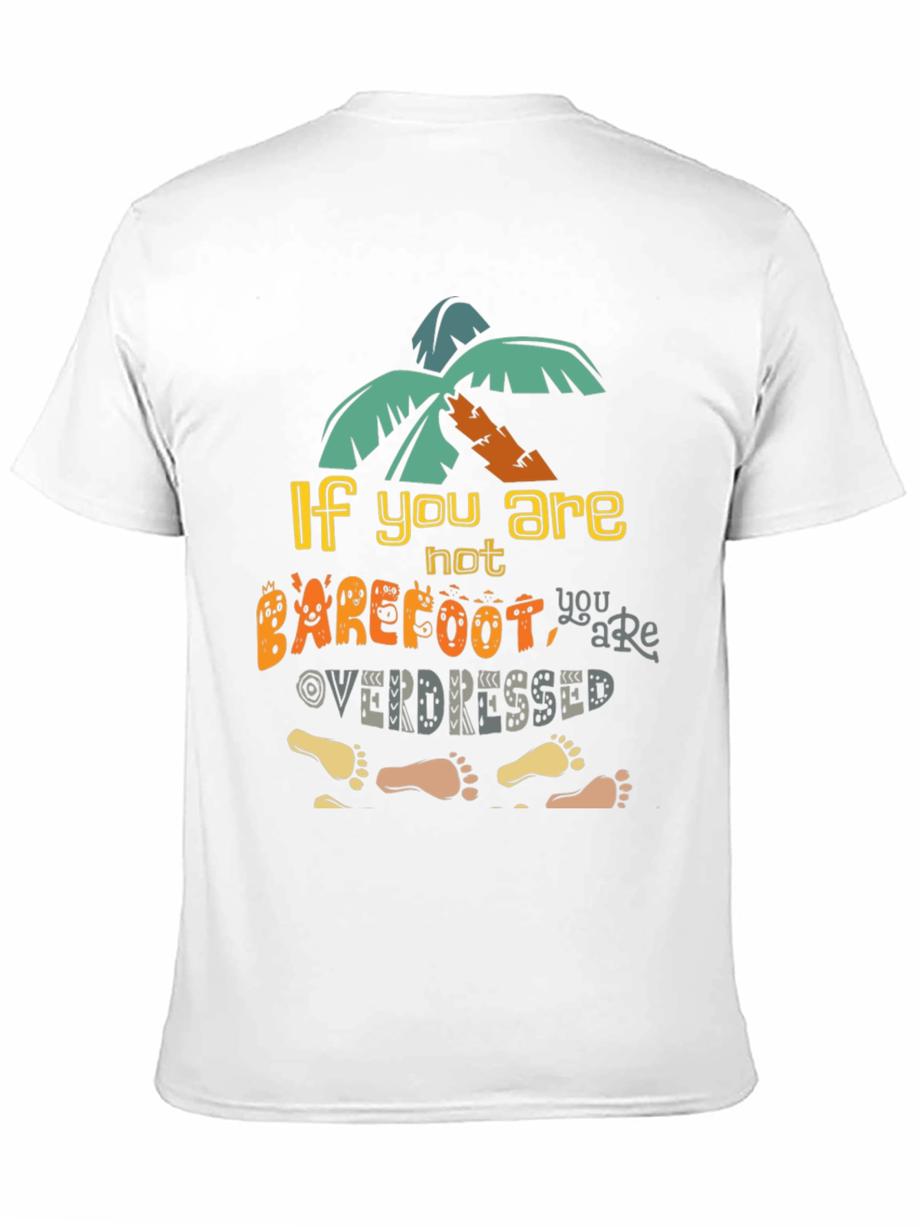 Barefoot Overdressed Graphic Tee - Island Vibes T-Shirt