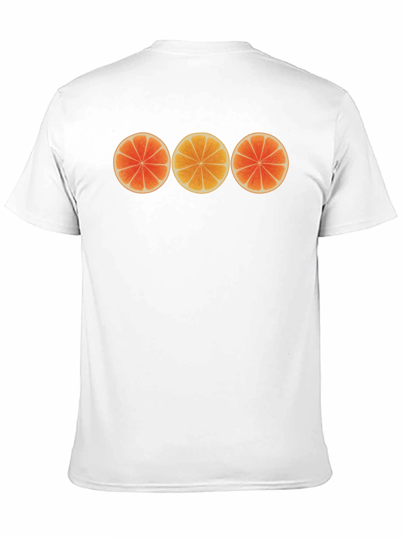 Citrus Slice Graphic Black T-Shirt