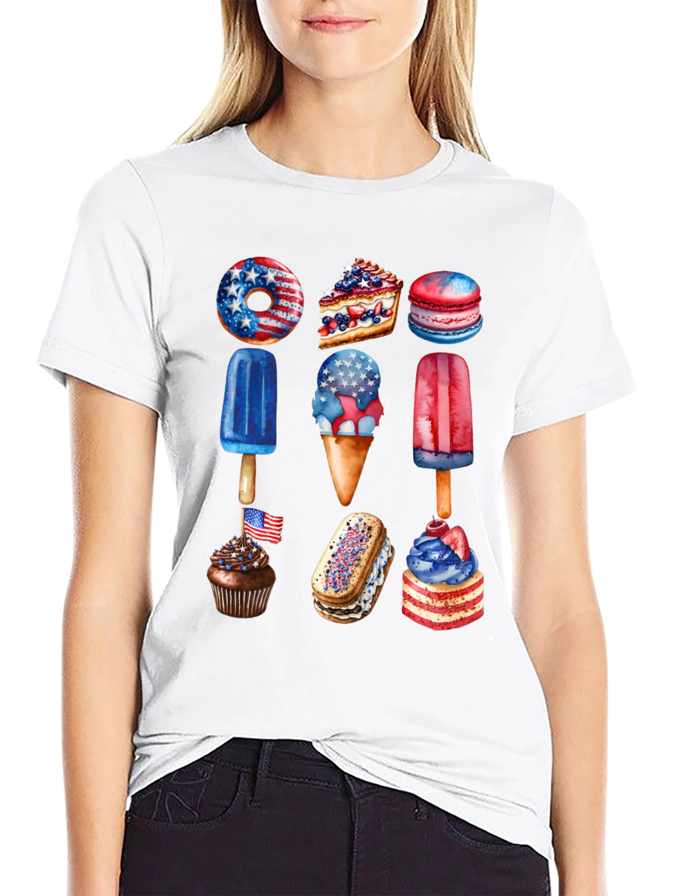 Patriotic Dessert T-Shirt: USA Sweets!