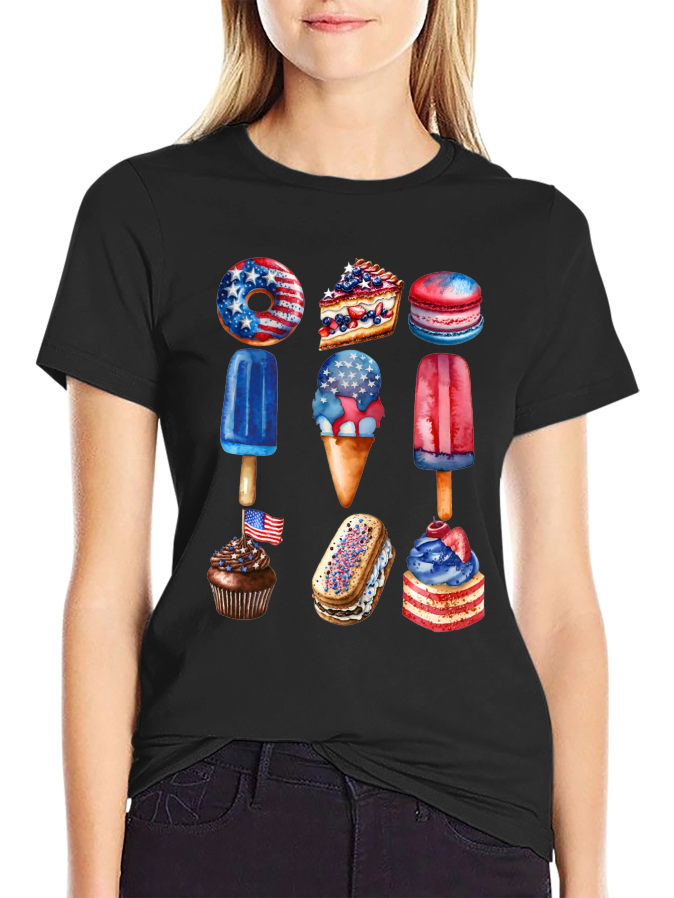 Patriotic Dessert T-Shirt: USA Sweets!