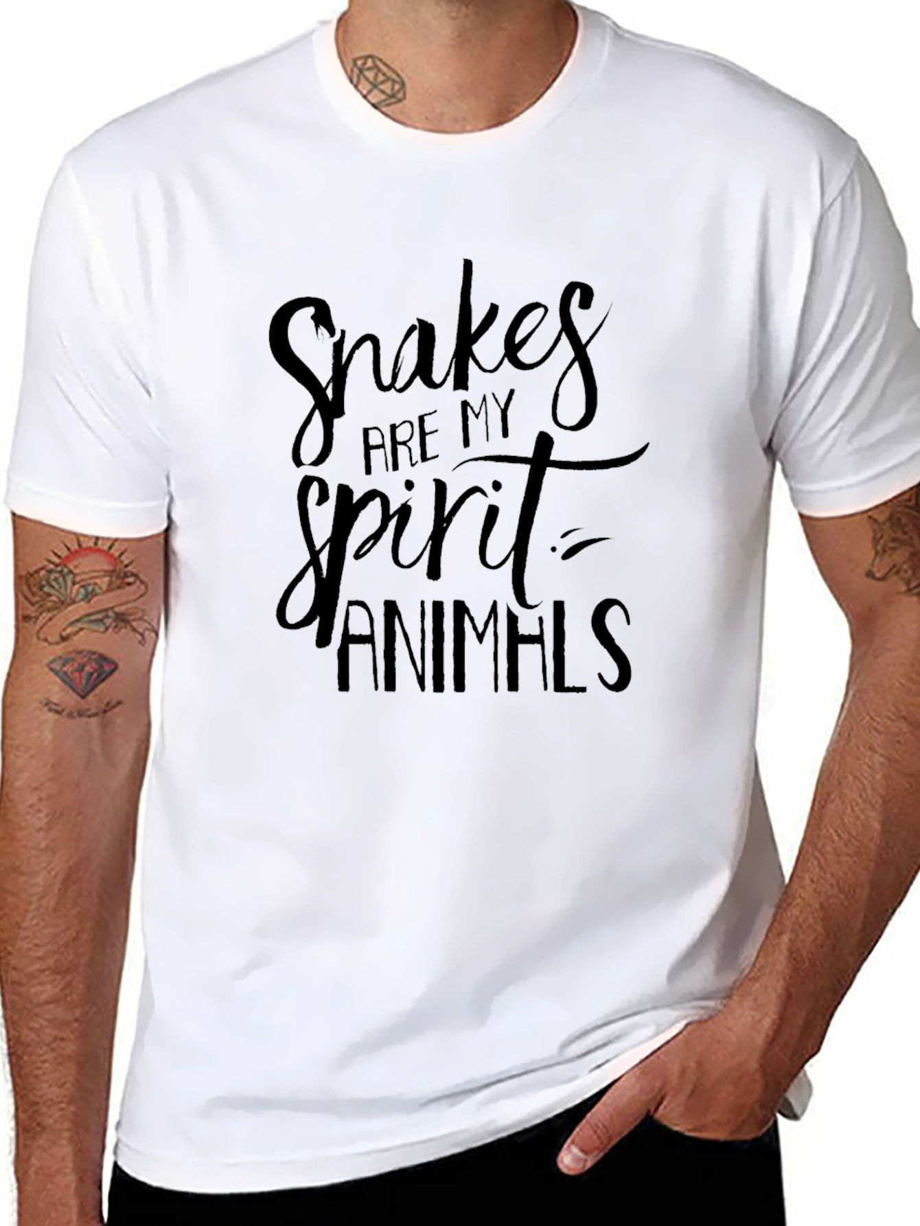 Snakes Are My Spirit Animals Graphic Tee