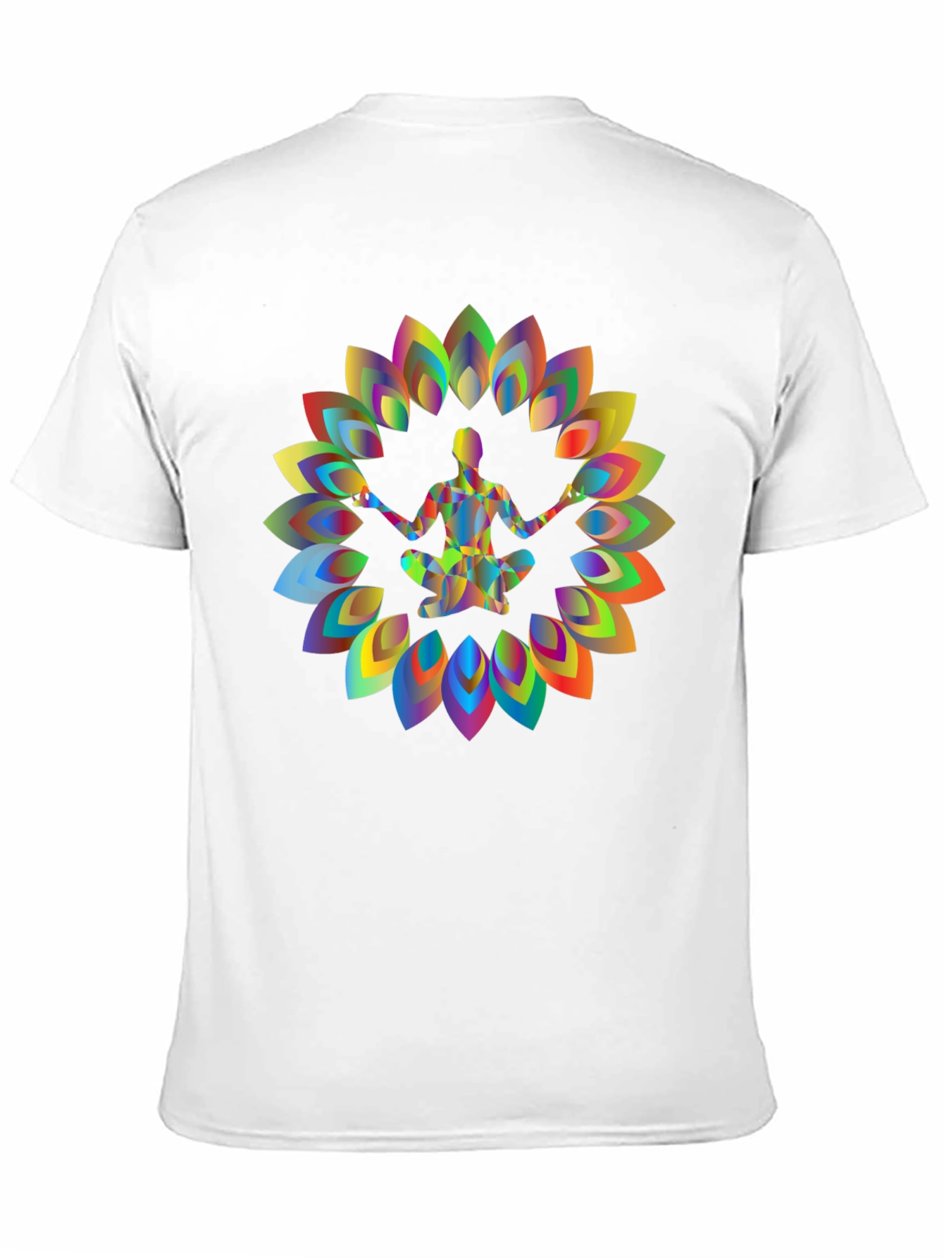 Yoga Meditation Chakra Black T-Shirt