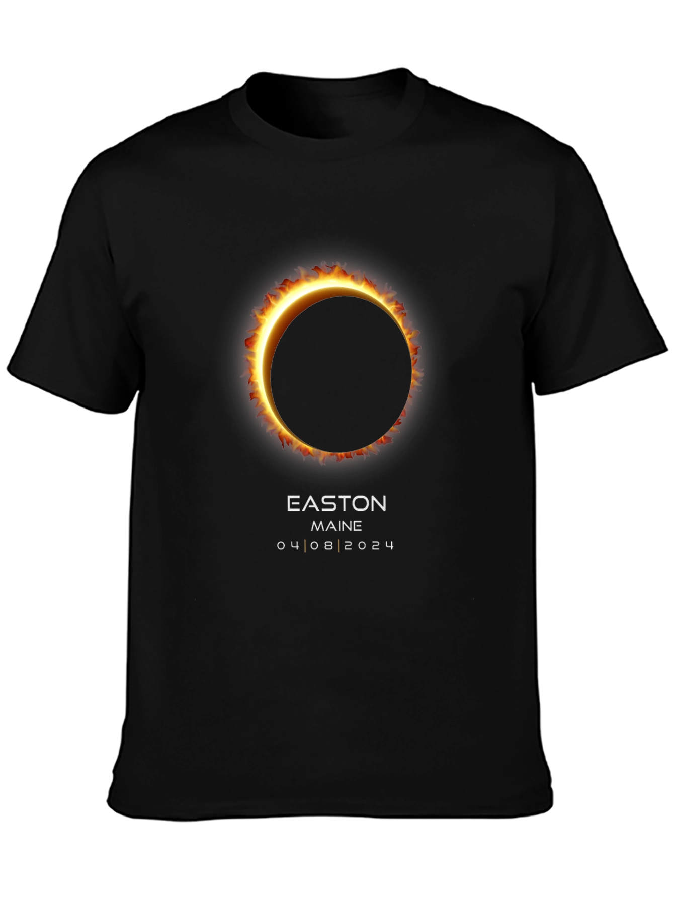 Easton Maine Eclipse T-Shirt April 8 2024