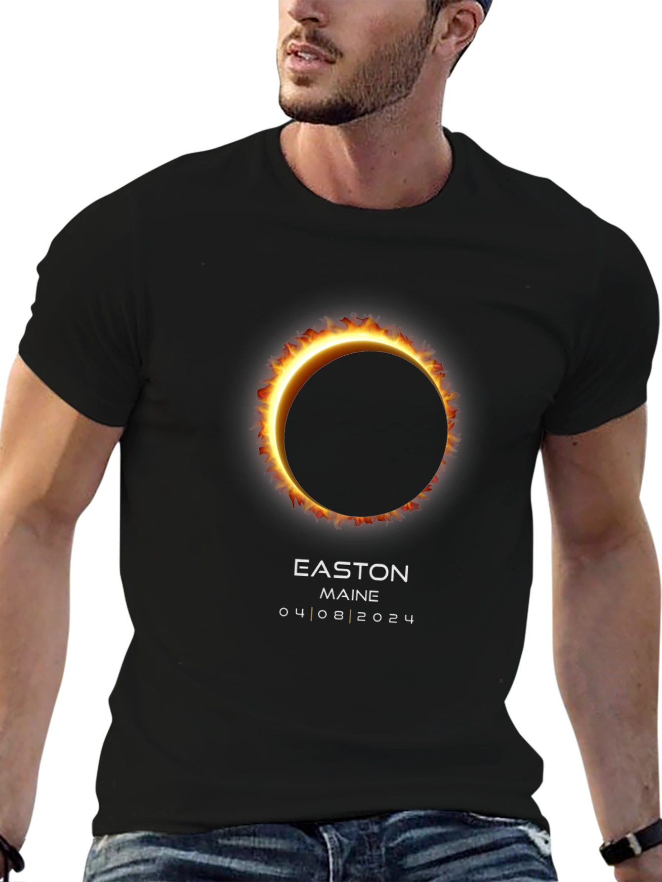 Easton Maine Eclipse T-Shirt April 8 2024