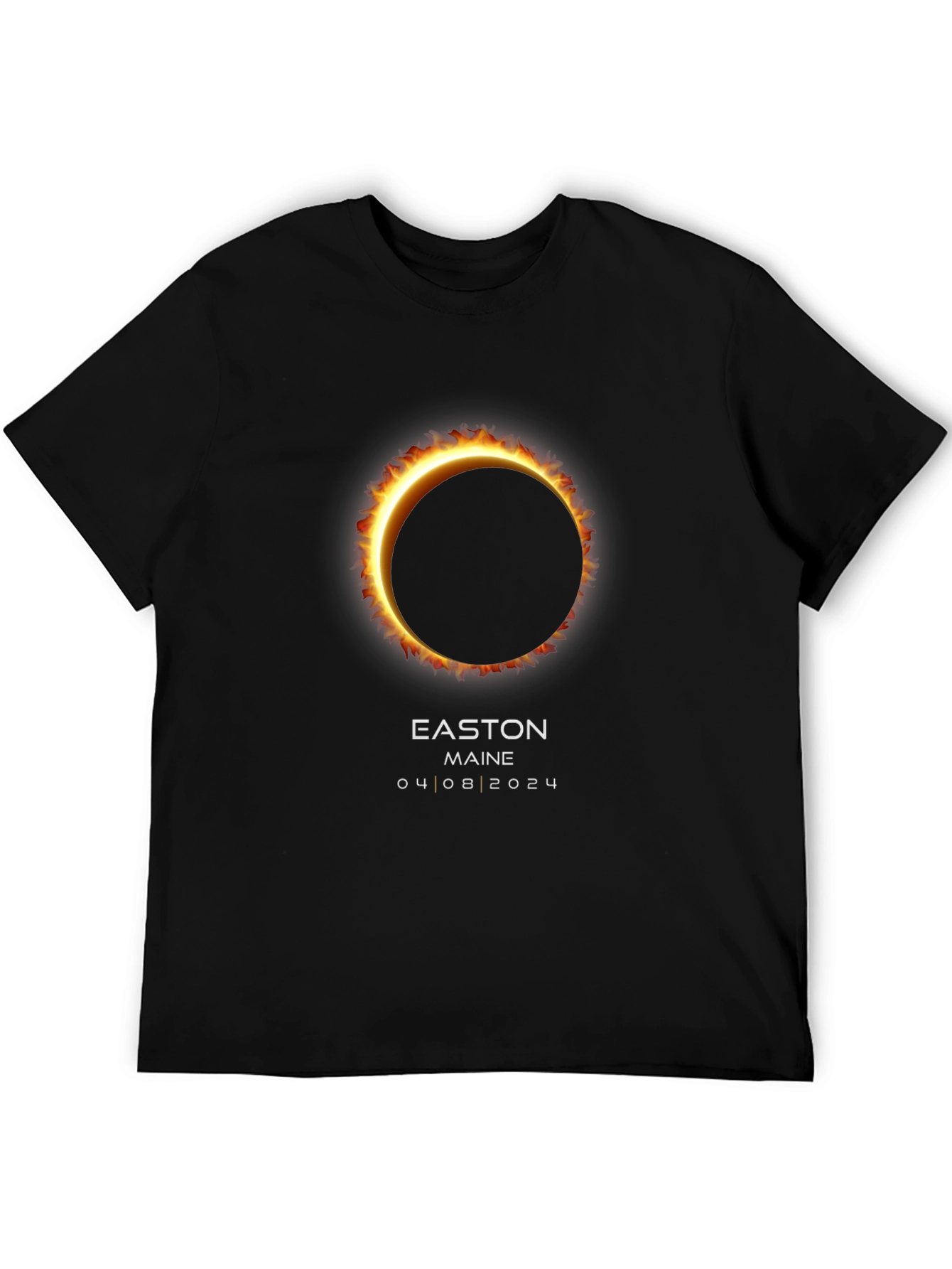 Easton Maine Eclipse T-Shirt April 8 2024