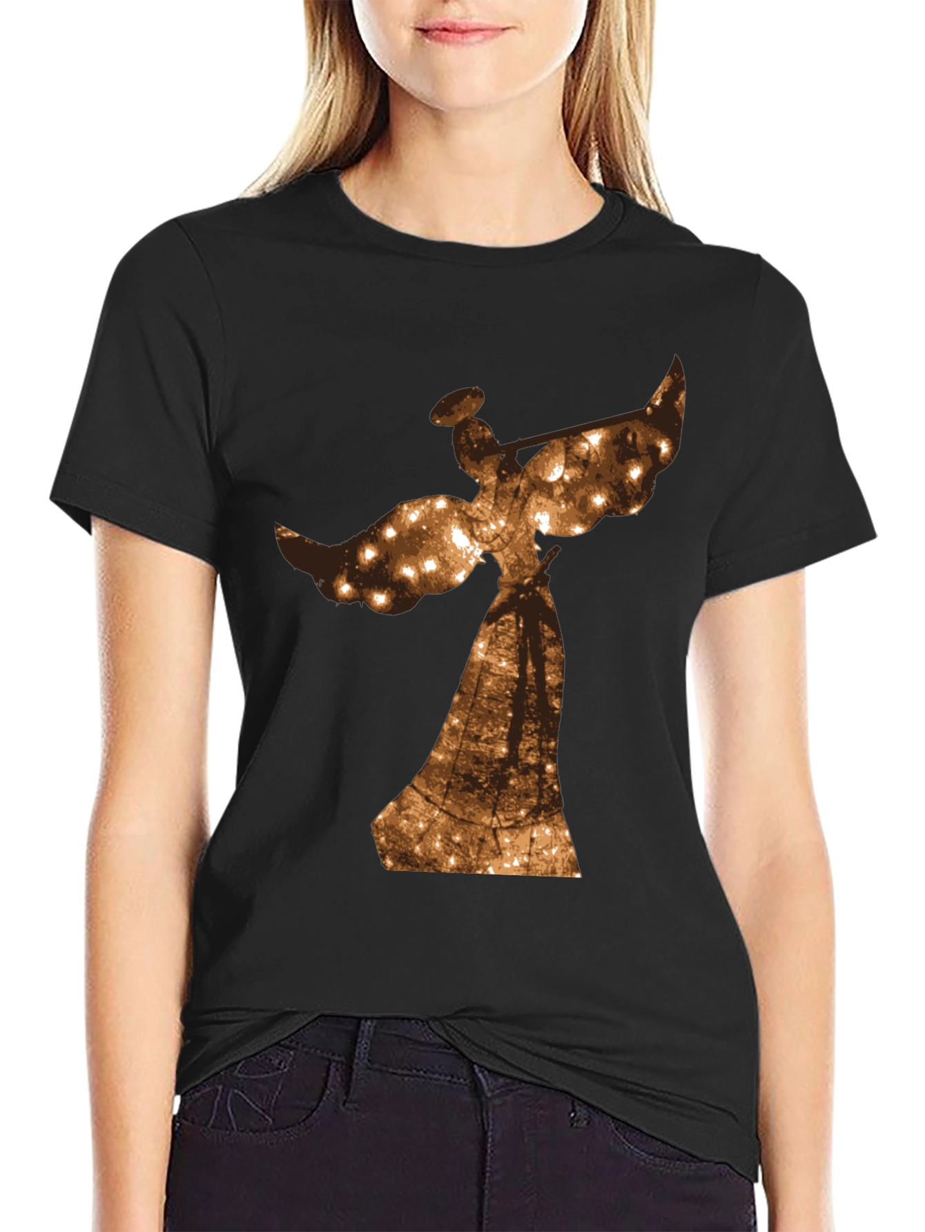 Angel Lights T-Shirt - Holiday Cheer