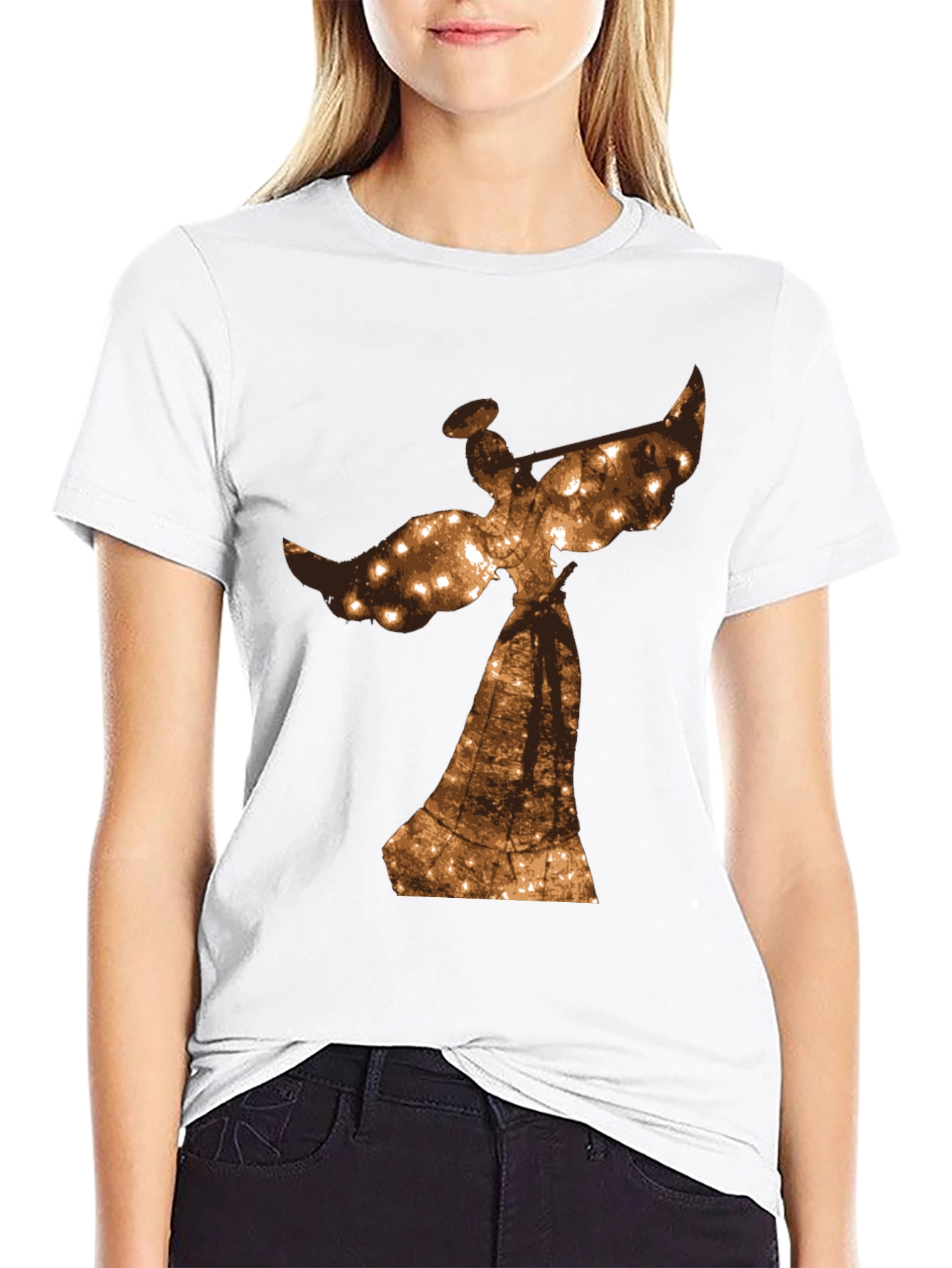 Angel Lights T-Shirt - Holiday Cheer