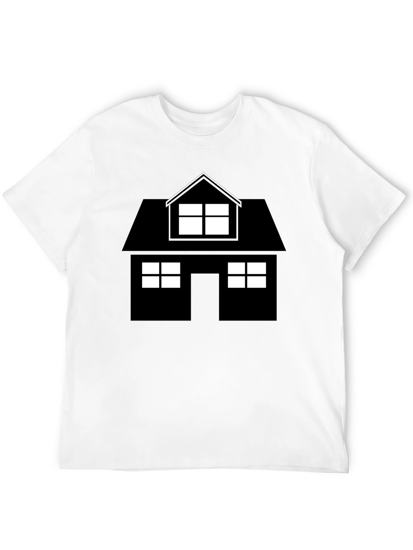 House Graphic Black T-Shirt