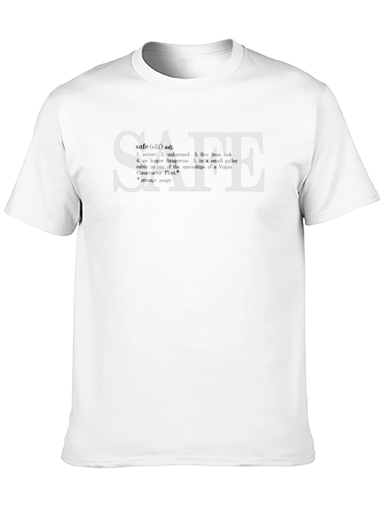 SAFE Graphic Print Black T-Shirt