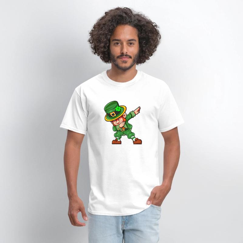 Dabbing Leprechaun St Patric Day Irish Saint