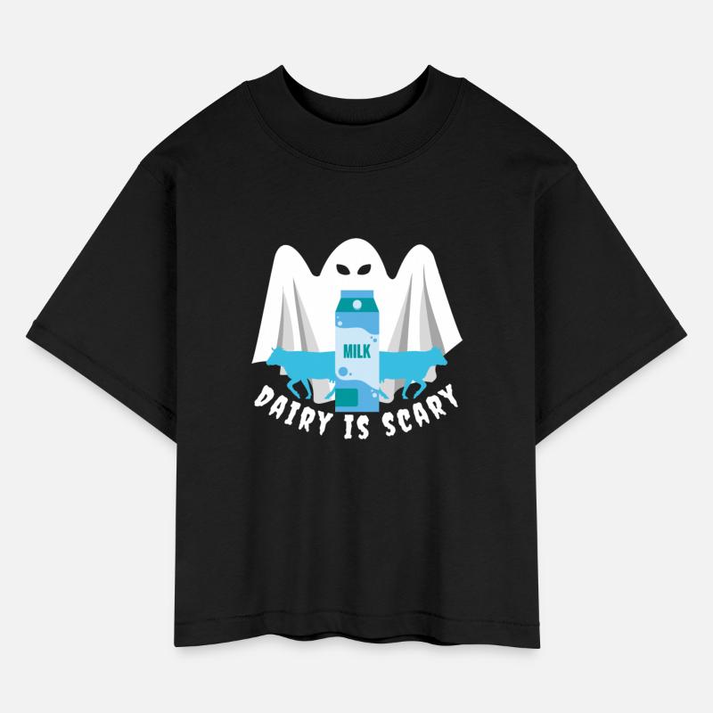 Dairy is Scary Go Vegan Plant Based Friends