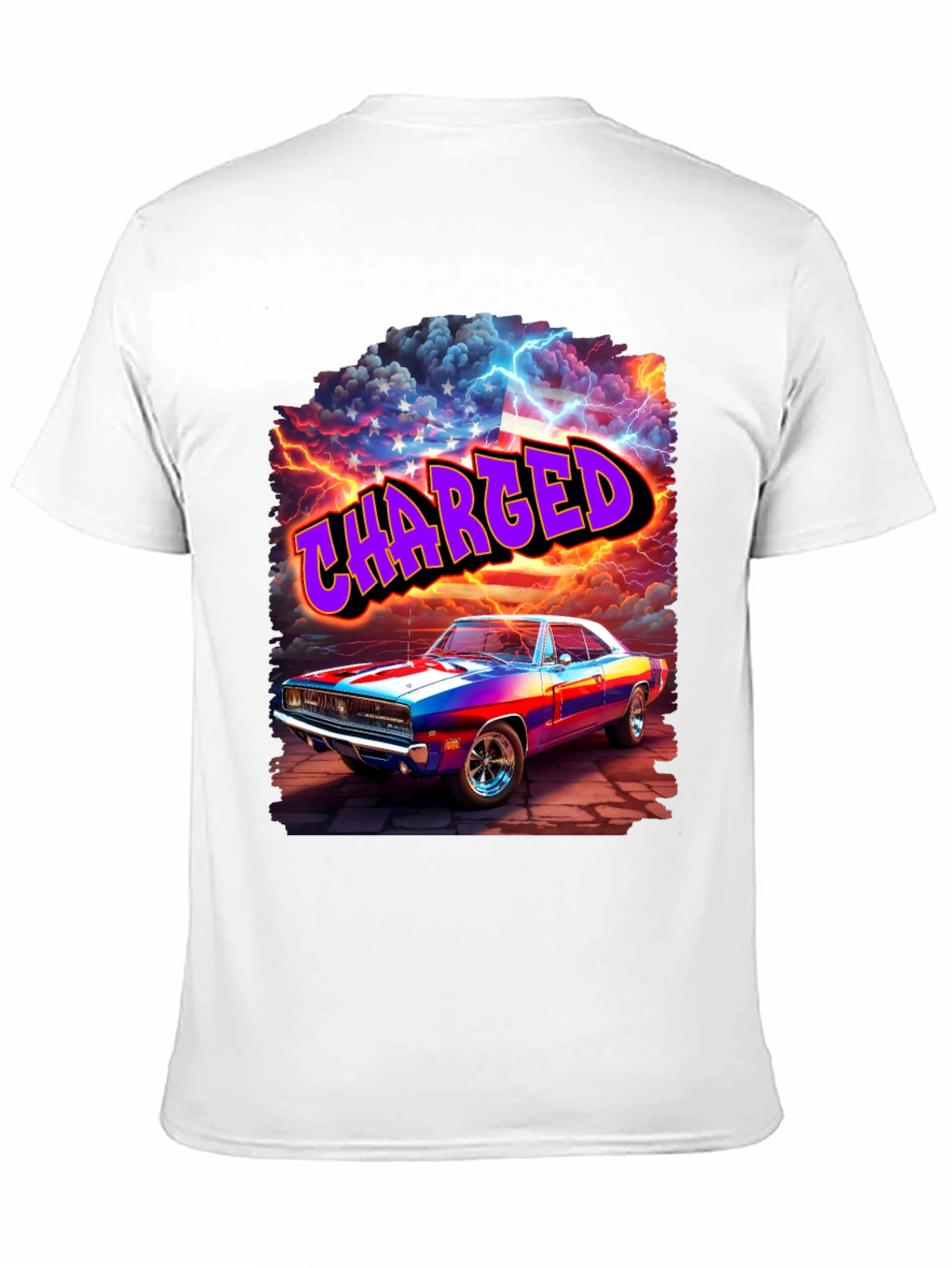 Charged Classic Car Graphic T-Shirt