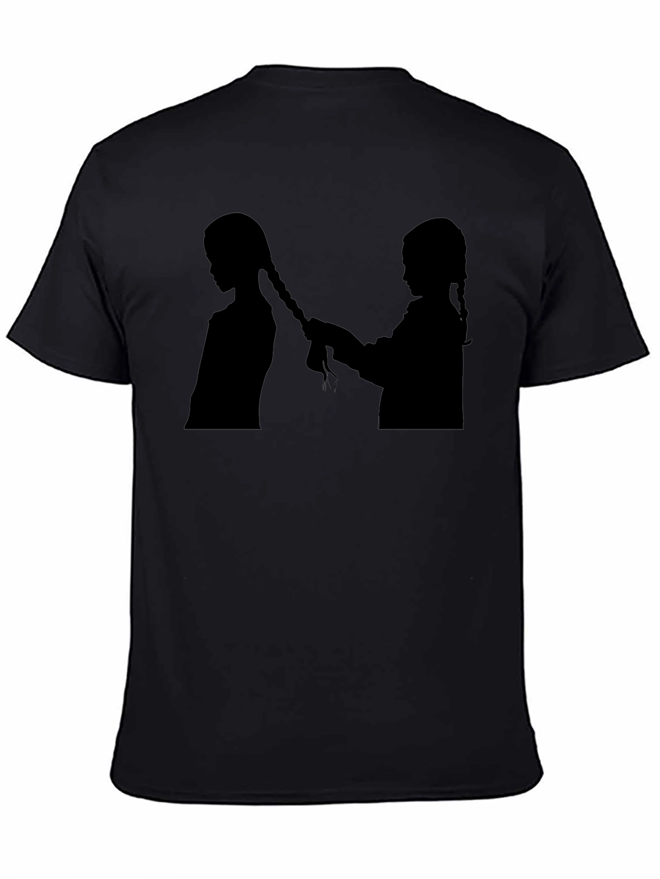 Silhouette Sisters Black Tee