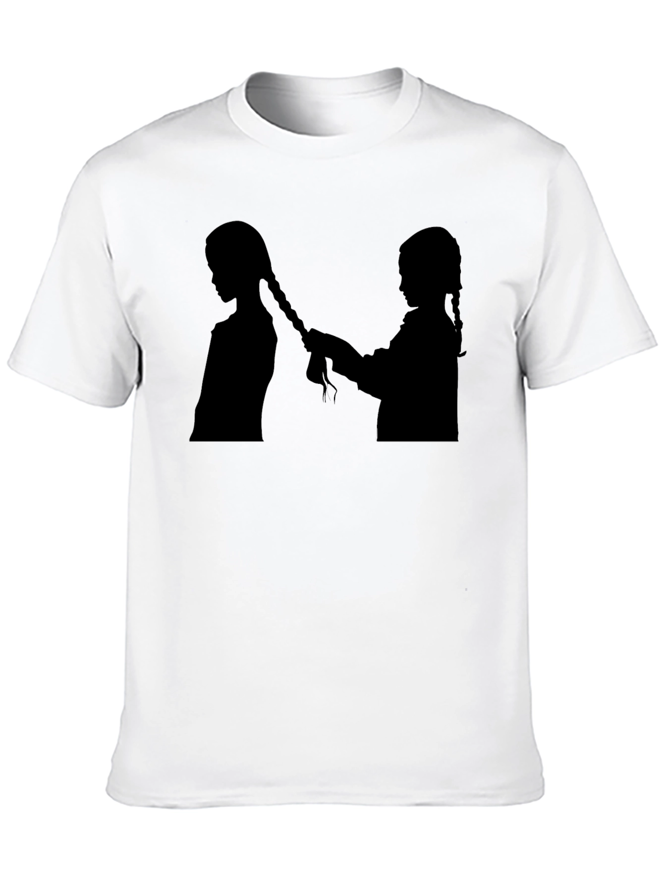 Silhouette Sisters Black Tee