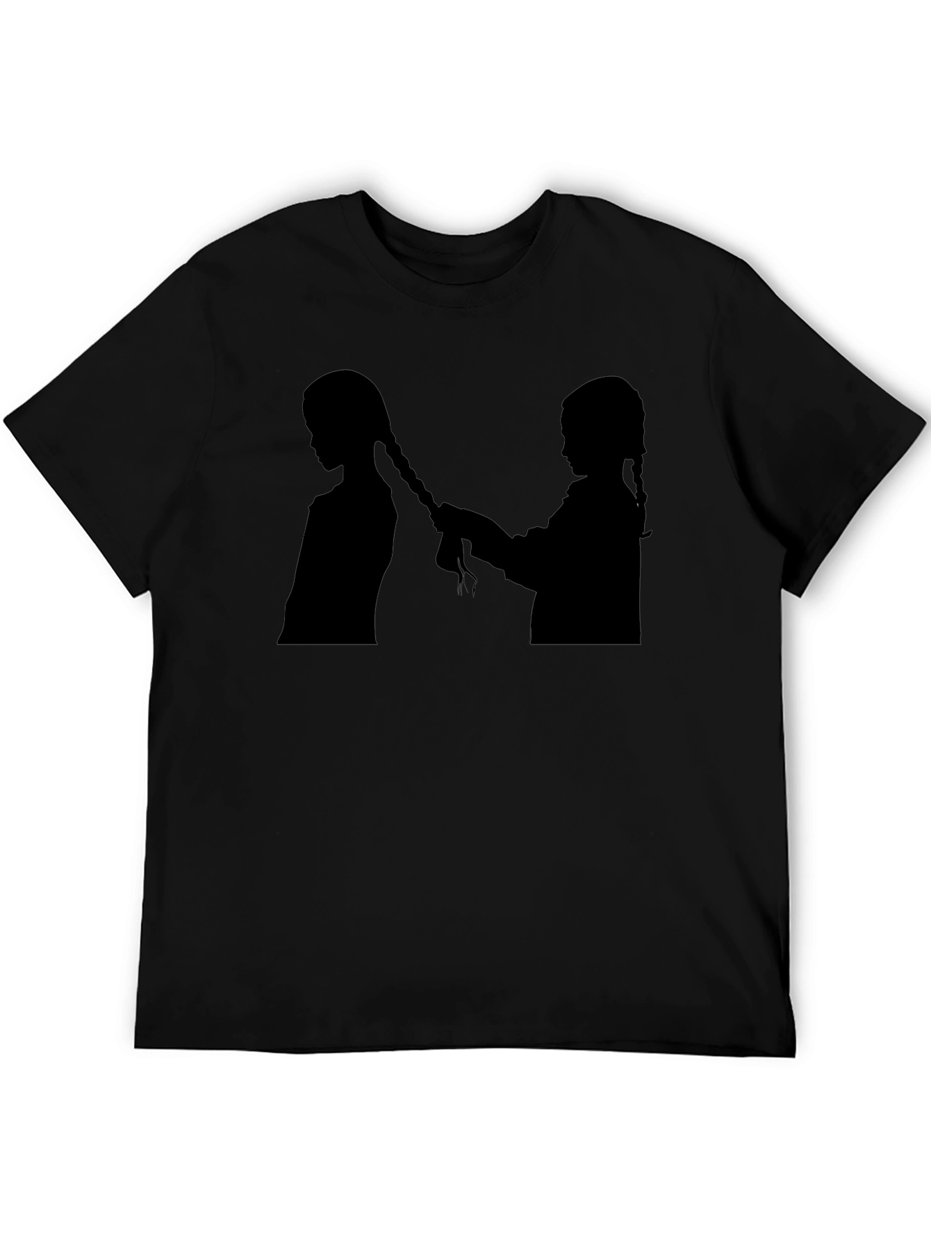Silhouette Sisters Black Tee