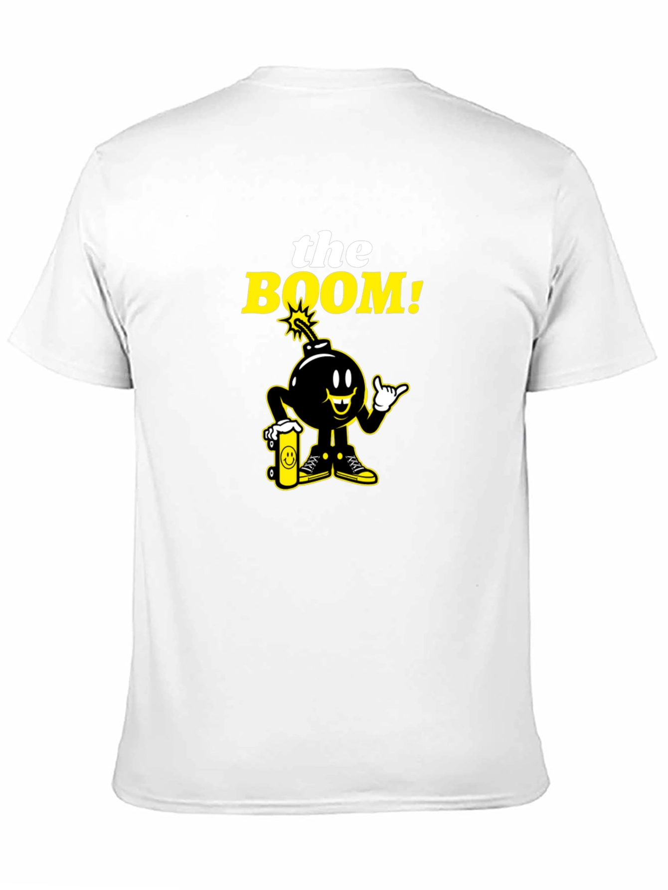 The Boom! Black Graphic Print Crew Neck T-Shirt