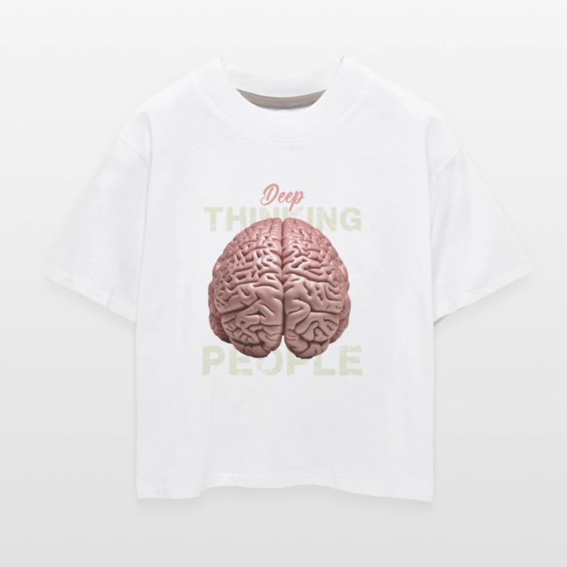 Deep Thinking People Large T-Shirt