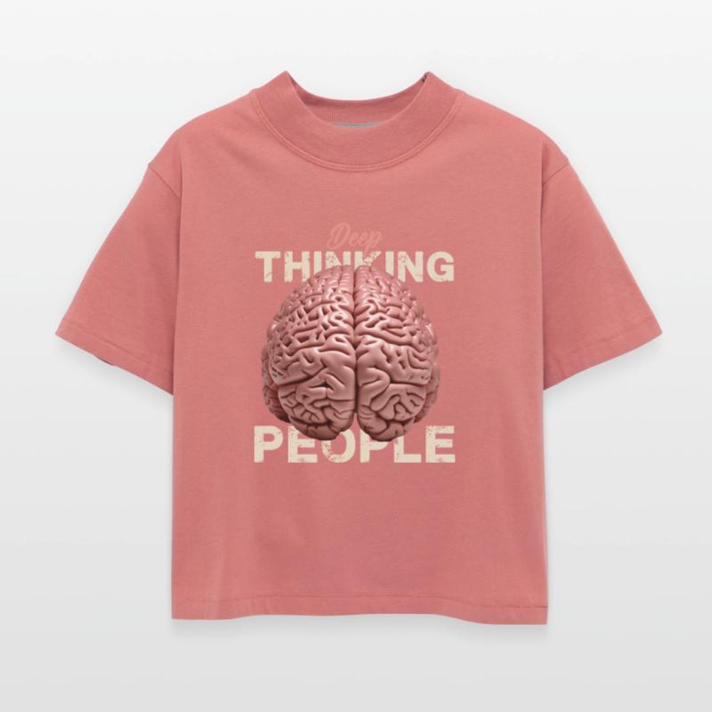 Deep Thinking People Large T-Shirt