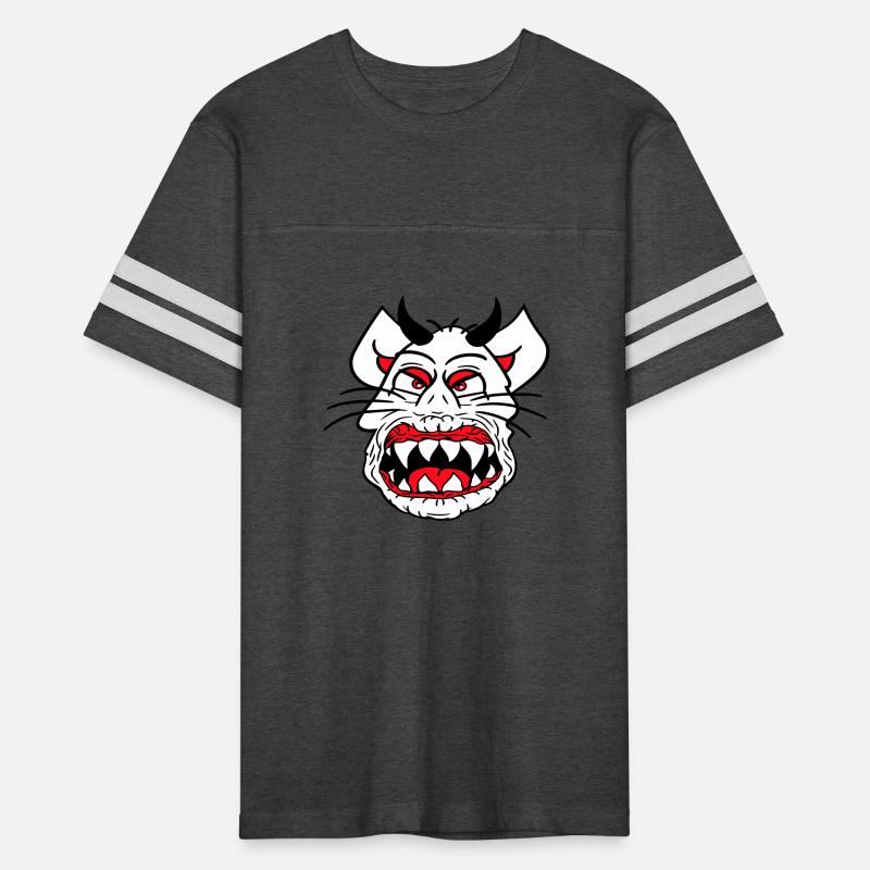 Demon Monster Cat Halloween Fun Horror Devil Horns