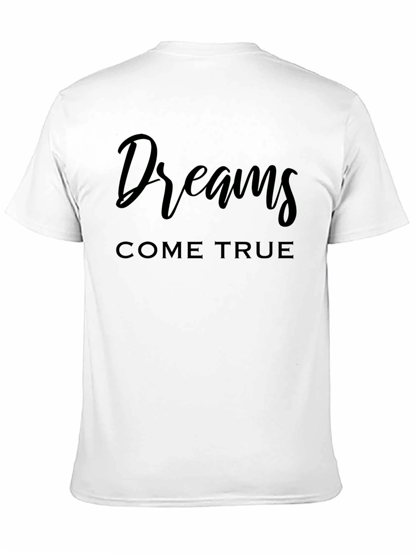 Dreams Come True Black Graphic T-Shirt