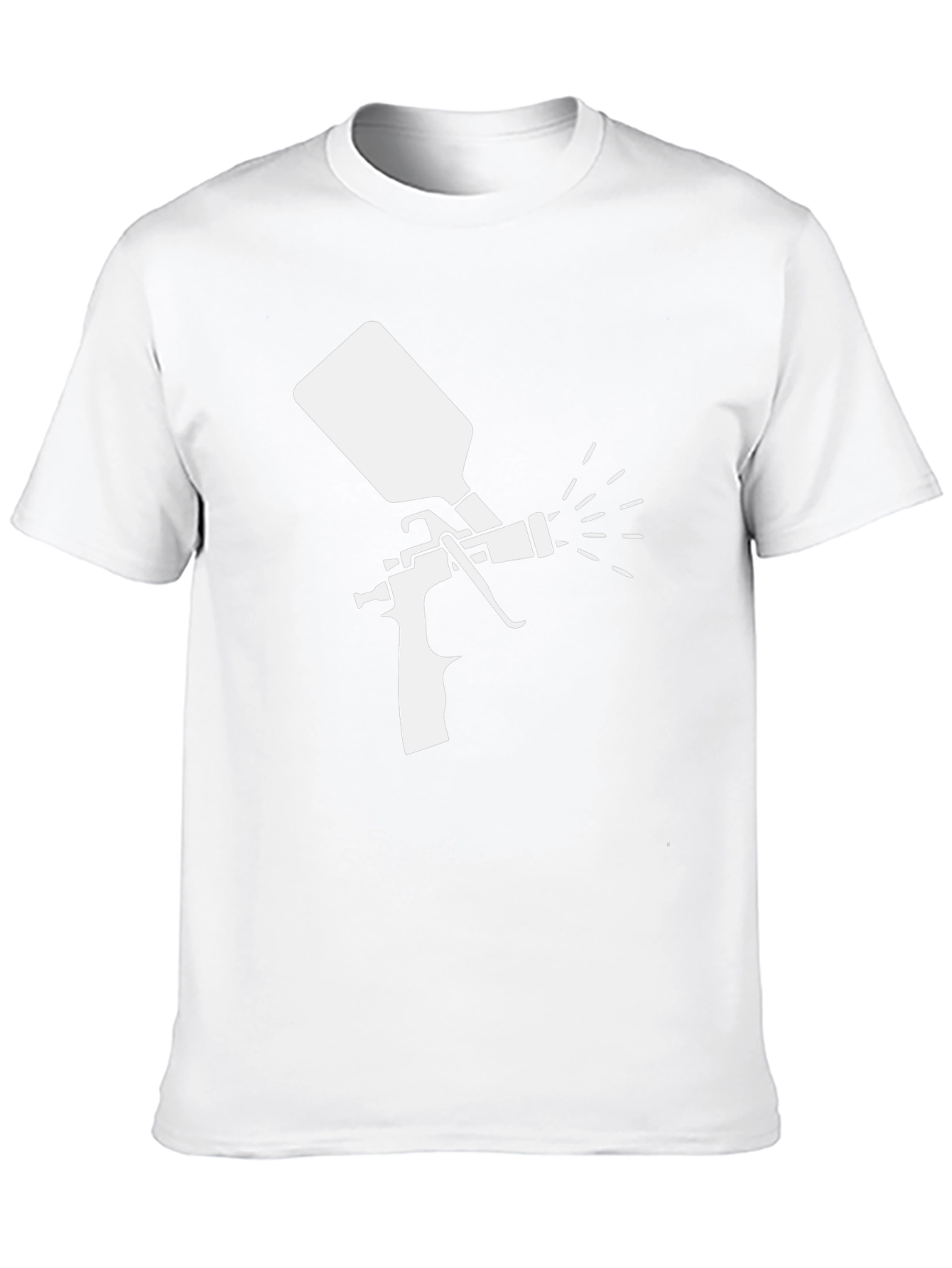 Spray Paint Gun Graphic Tee - Cool Painter Shirt