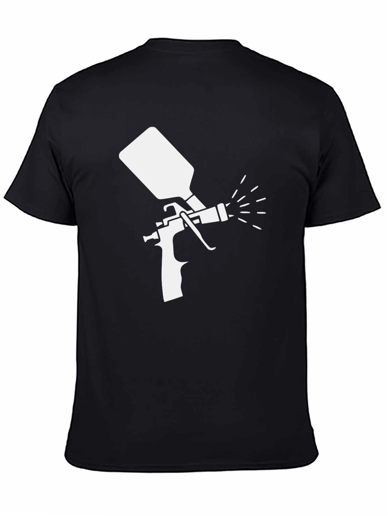 Spray Paint Gun Graphic Tee - Cool Painter Shirt