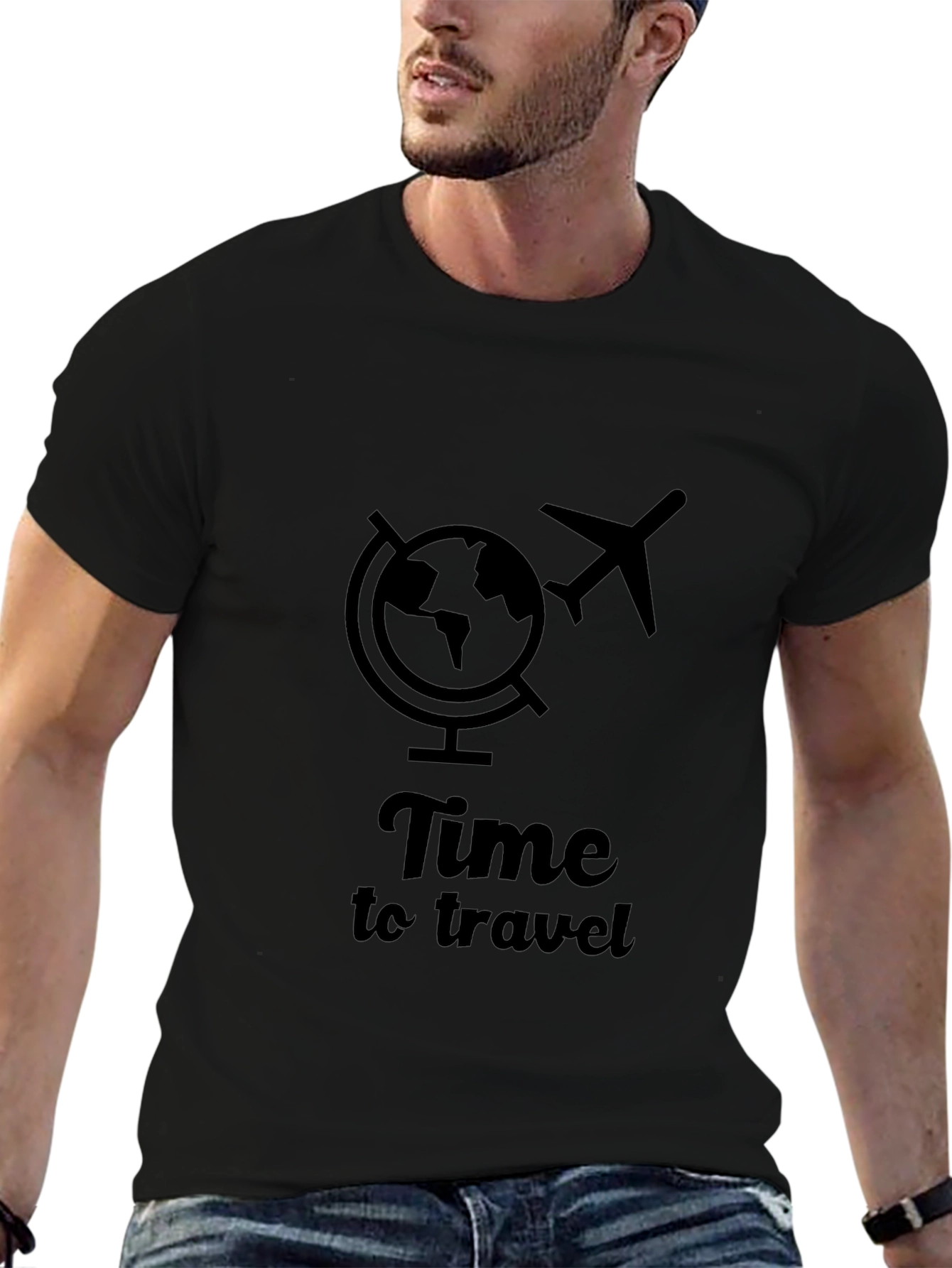 Time to Travel Graphic Tee - Adventure Awaits!