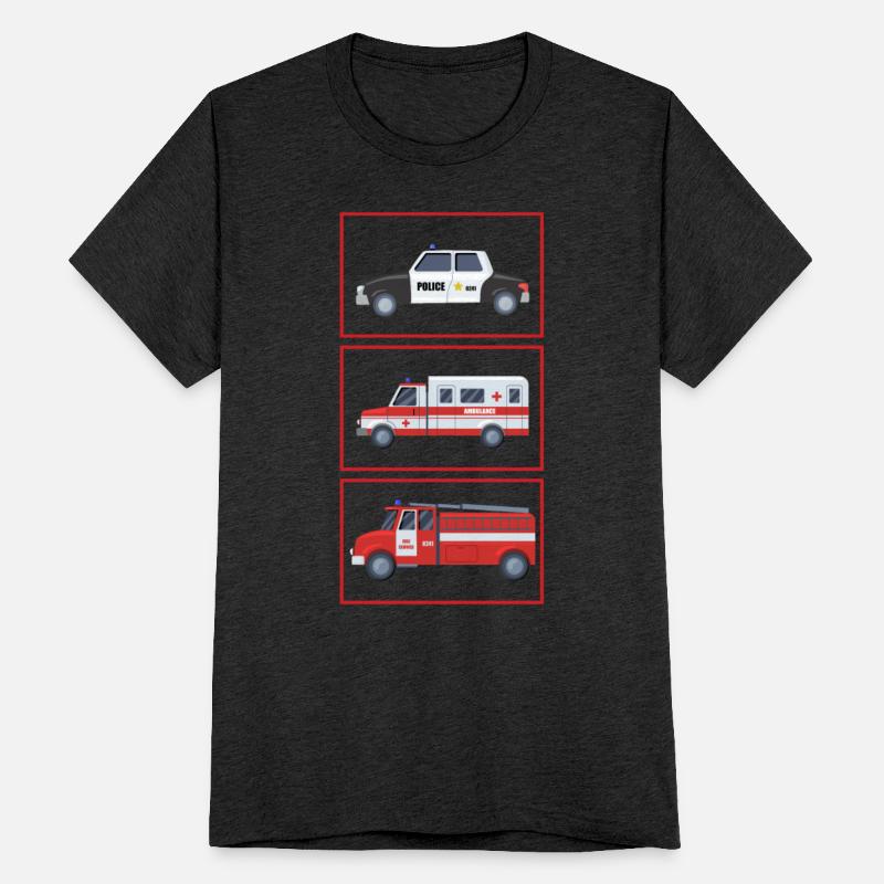 Dispatcher Shirt, Police Car Fire Truck Ambulance