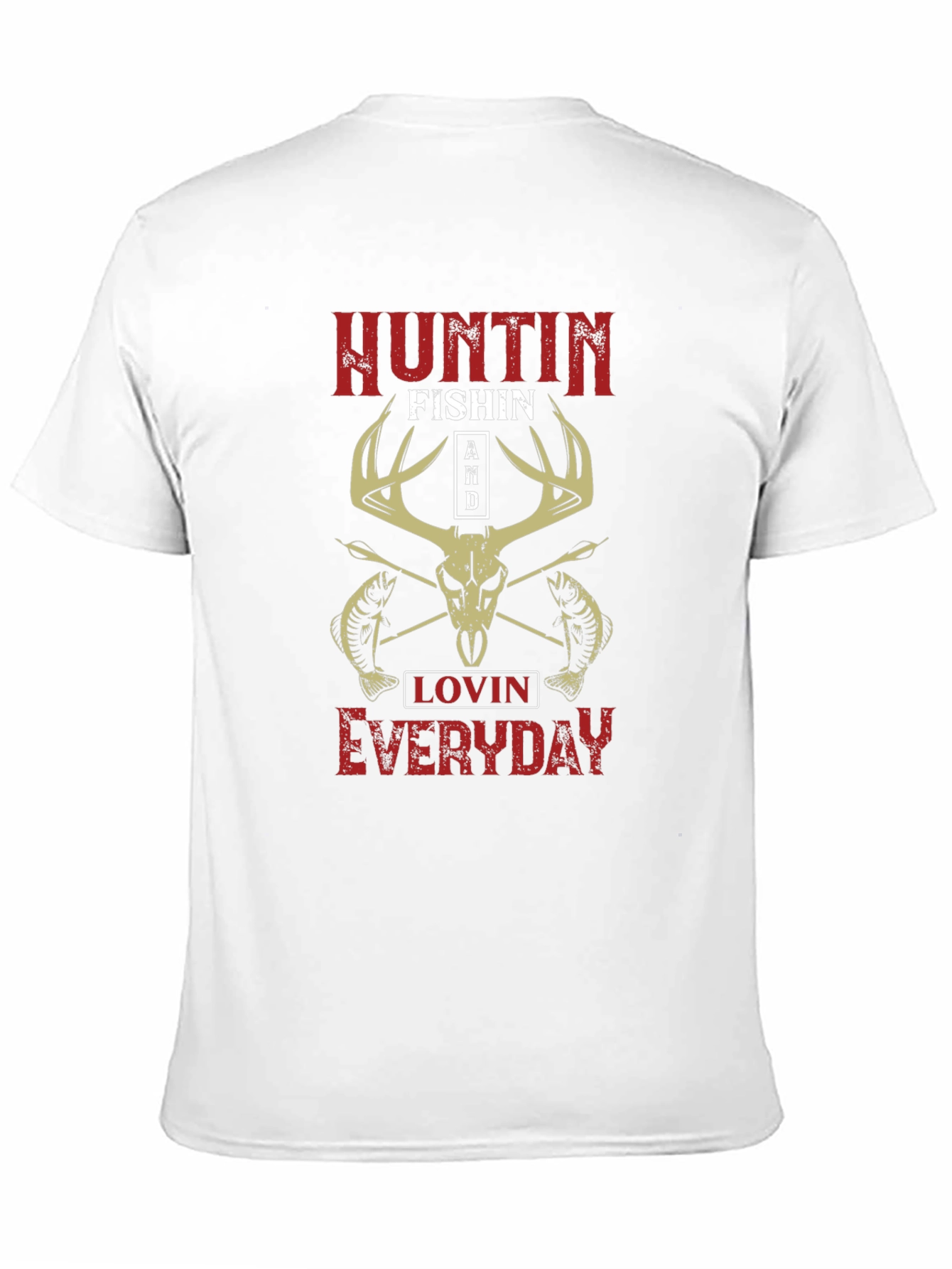 Hunting Fishing Everyday Graphic Tee
