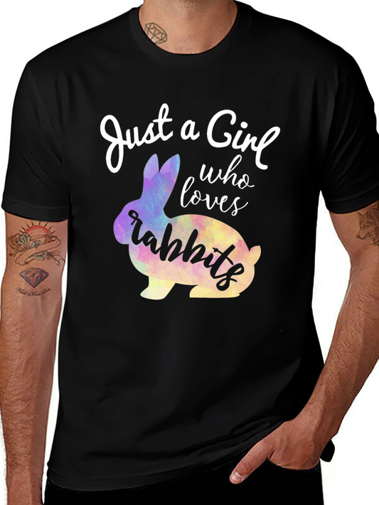 Just A Girl Who Loves Rabbits T-Shirt