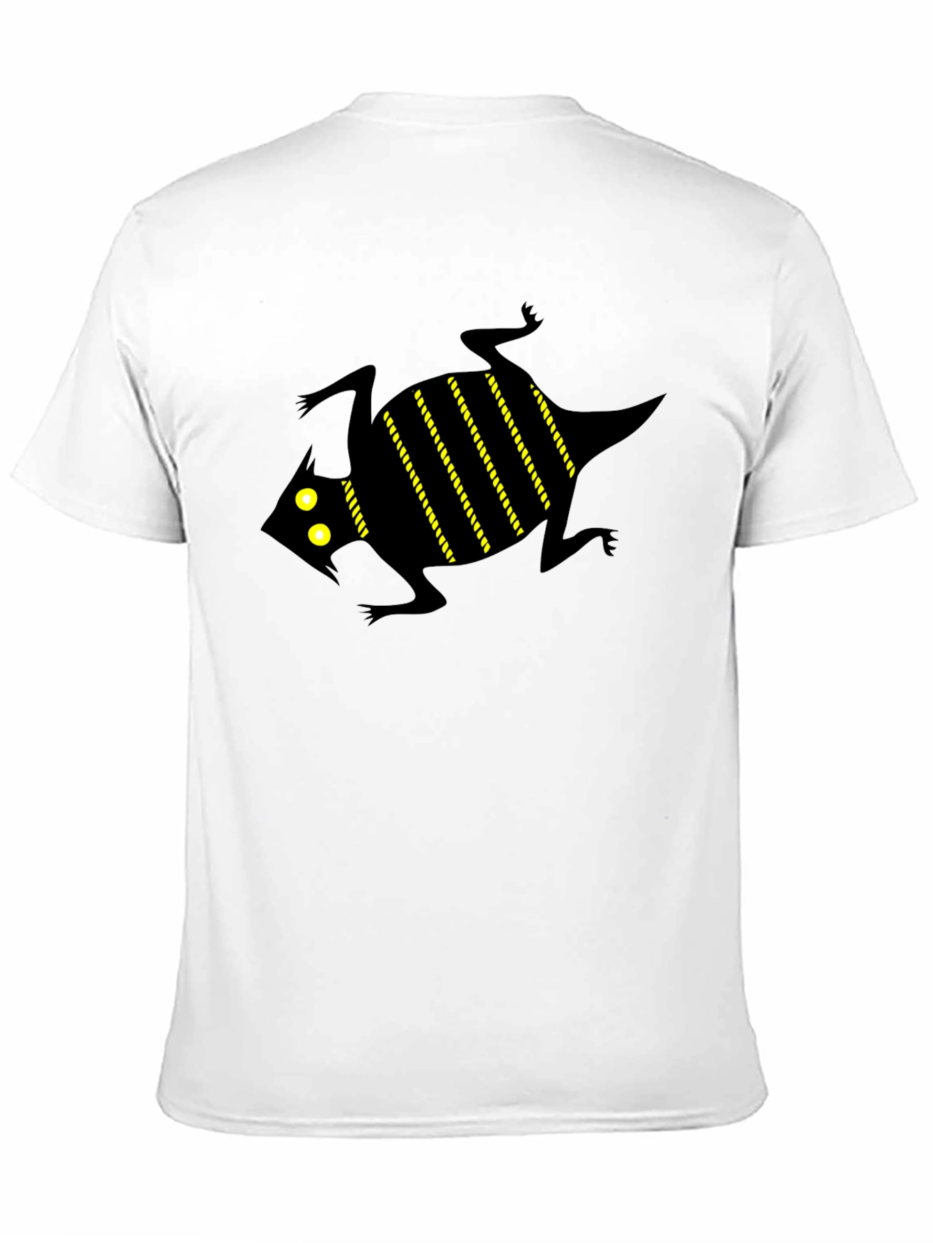 Graphic Tee - Black Lizard Print T-Shirt