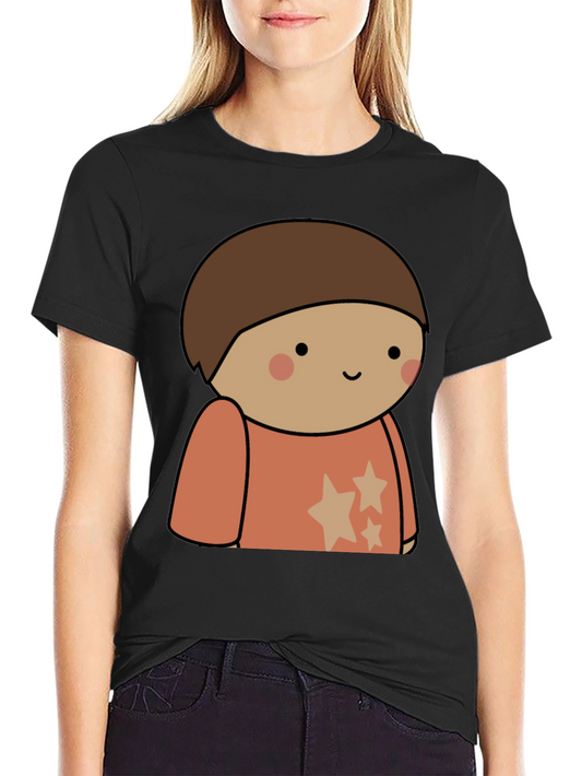 Cartoon Character Tee - Soft Cotton Blend