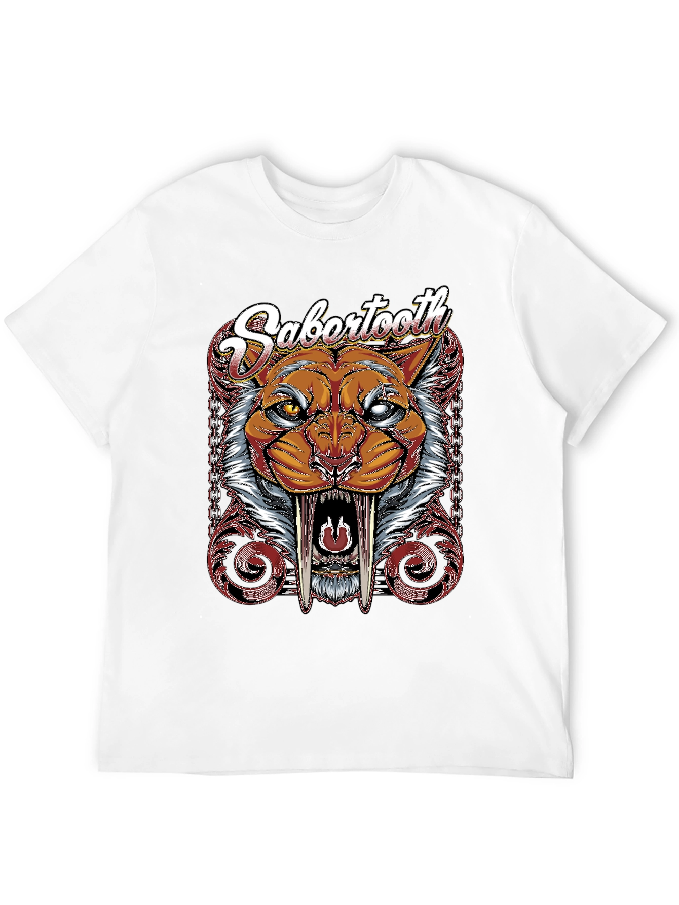 Sabertooth Tiger Graphic T-Shirt