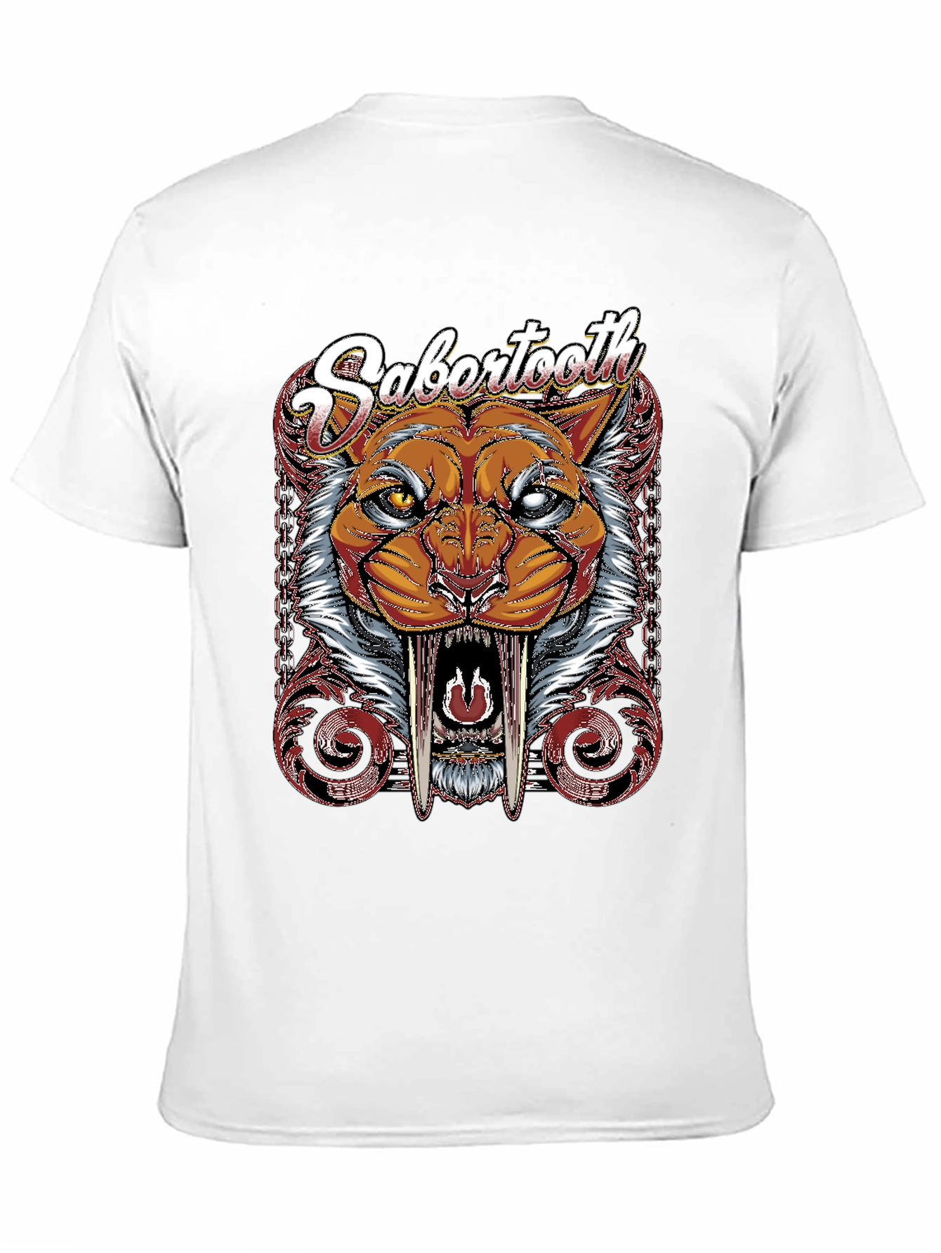 Sabertooth Tiger Graphic T-Shirt