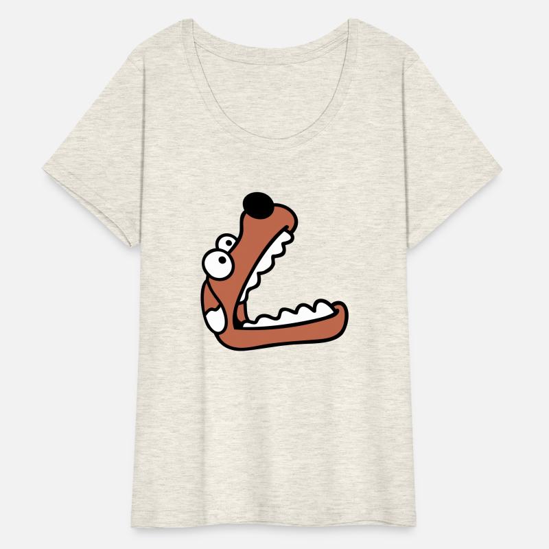 Dog Big Mouth Snout Hunger Looks Up Greedy Eating